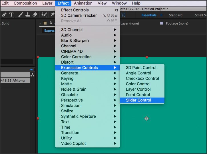 After Effects - Expression Slider Controls