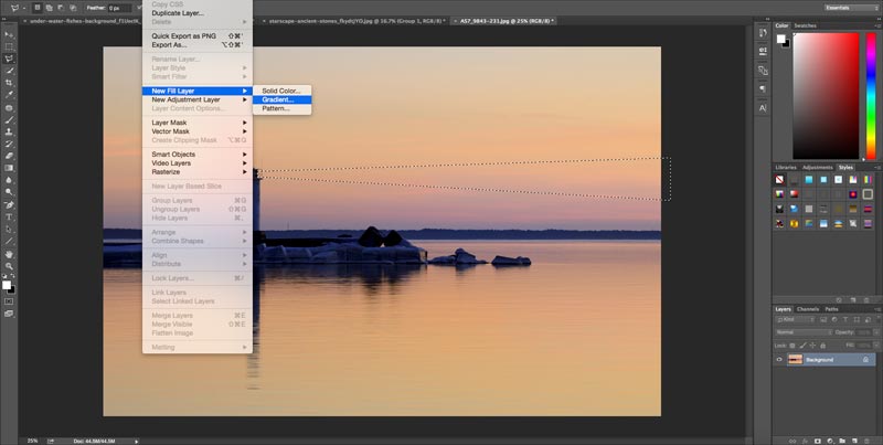 Adobe Photoshop Tutorial How to Add Light Beams to Images