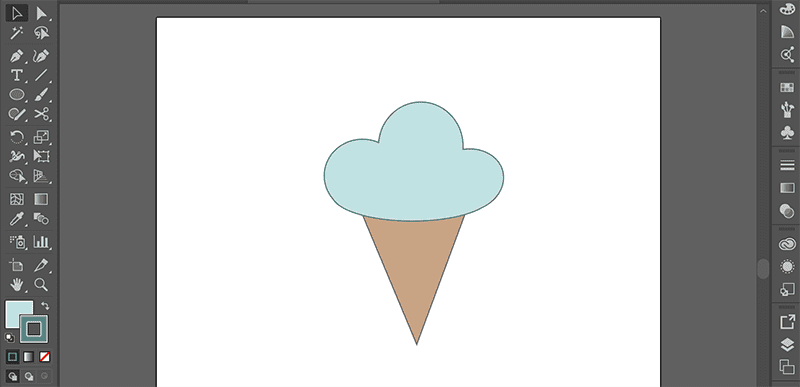 combine shapes in Adobe Illustrator