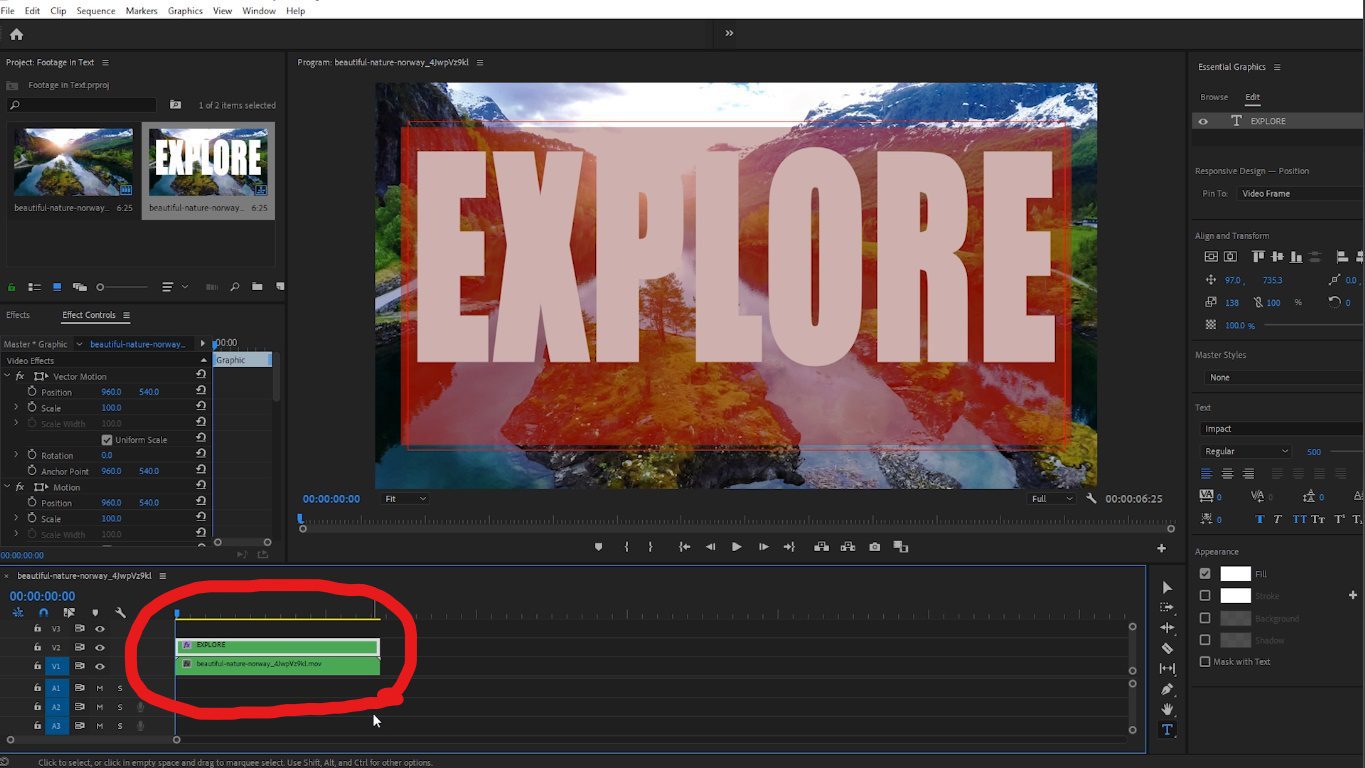 Adding Text to Video in Adobe Premiere Pro