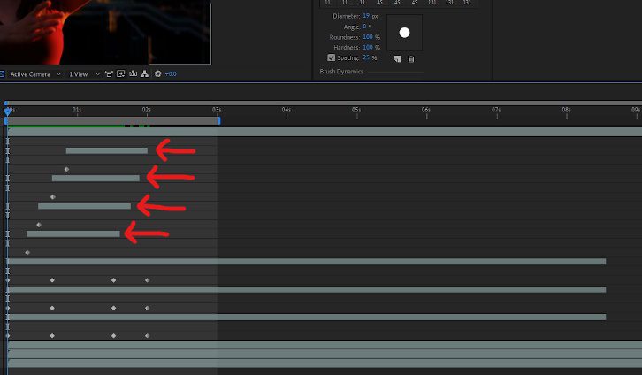 Animate crown back by having all keyframes copied and pasted for ending of crown animation