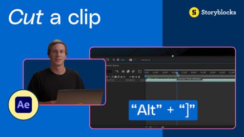 How to cut a clip in After Effects