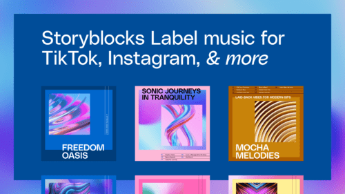 Find Storyblocks music on streaming and social media
